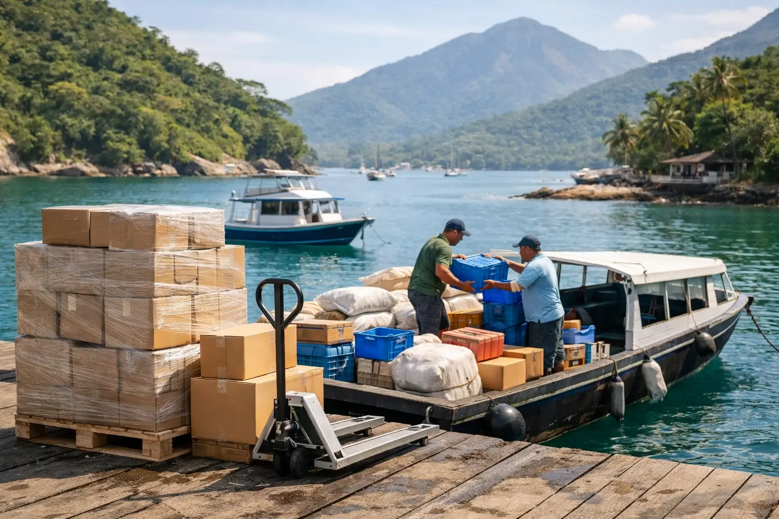 Guia de logística em Ilha Grande sem erro