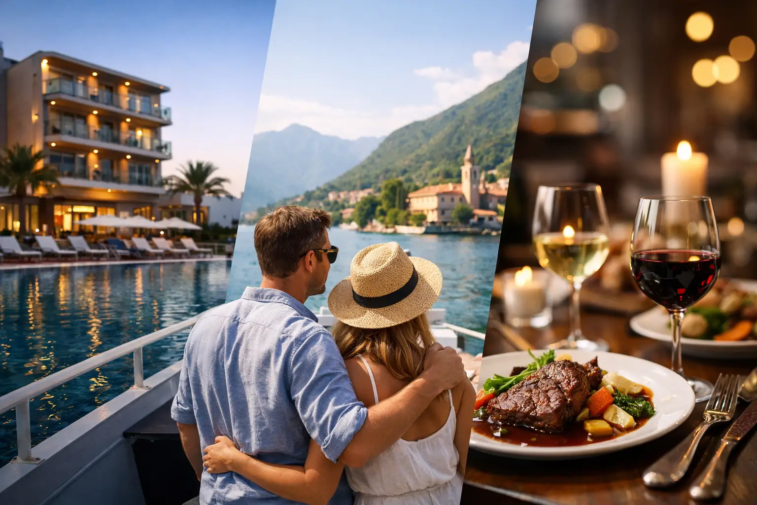 Como combinar hospedagem, passeio e jantar