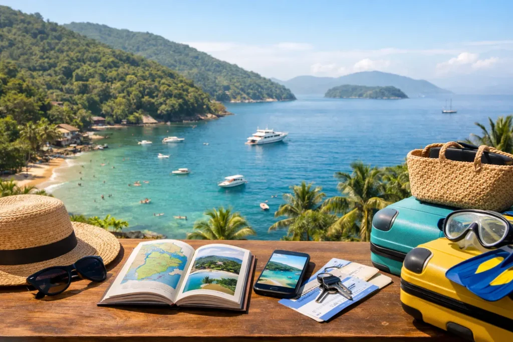 Vantagens de reservar tudo junto em Ilha Grande